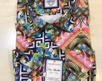 Men’s floral shirts | Cotton | fashionable |Mens 100% Cotton Long Sleeve | Slim Fit Shirt |Floral Print