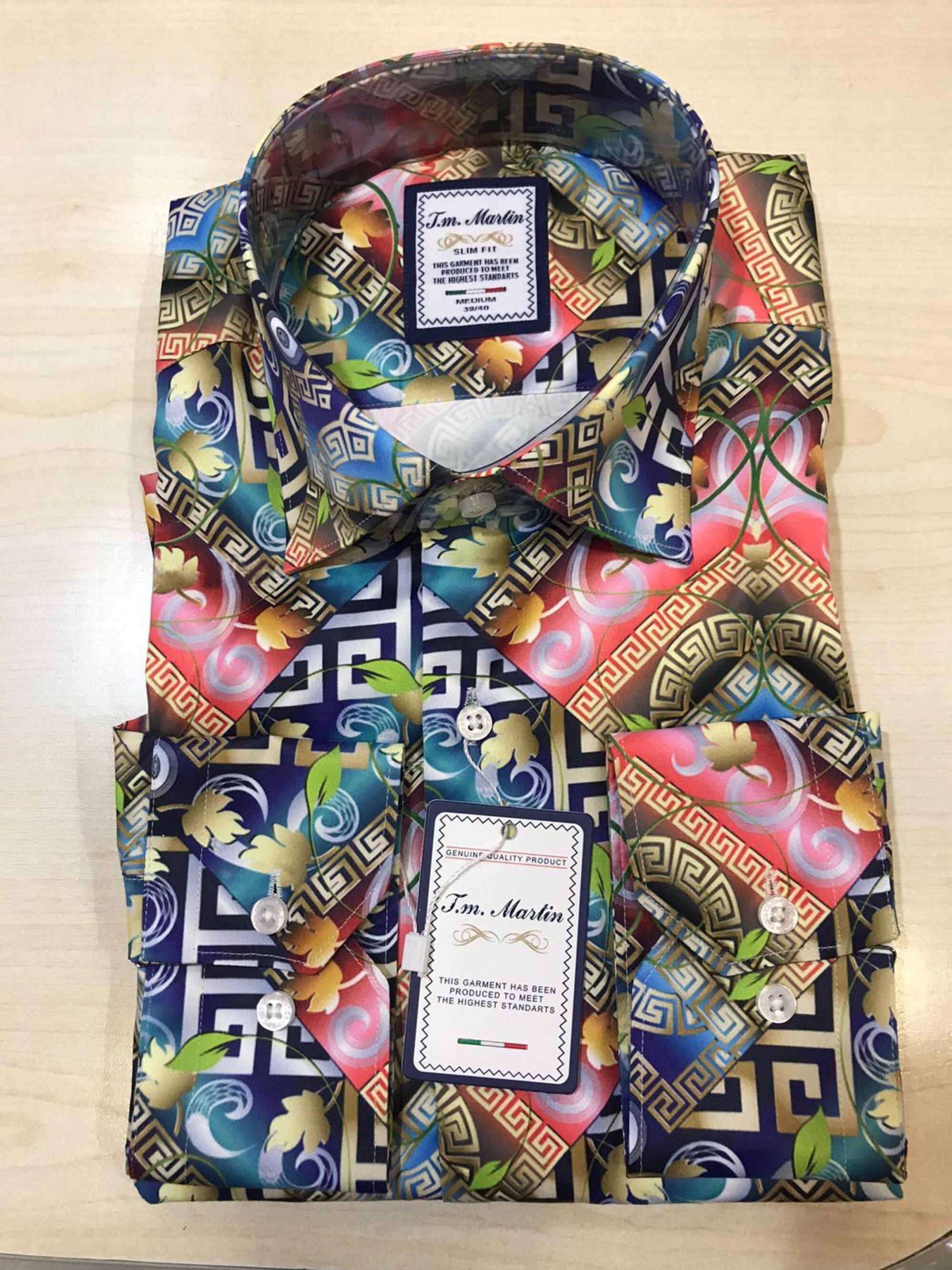 Men’s floral shirts | Cotton | fashionable |Mens 100% Cotton Long Sleeve | Slim Fit Shirt |Floral Print