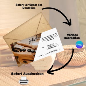 マッサージのバウチャーを印刷し、デジタルファイルを印刷して気分を良くしましょう