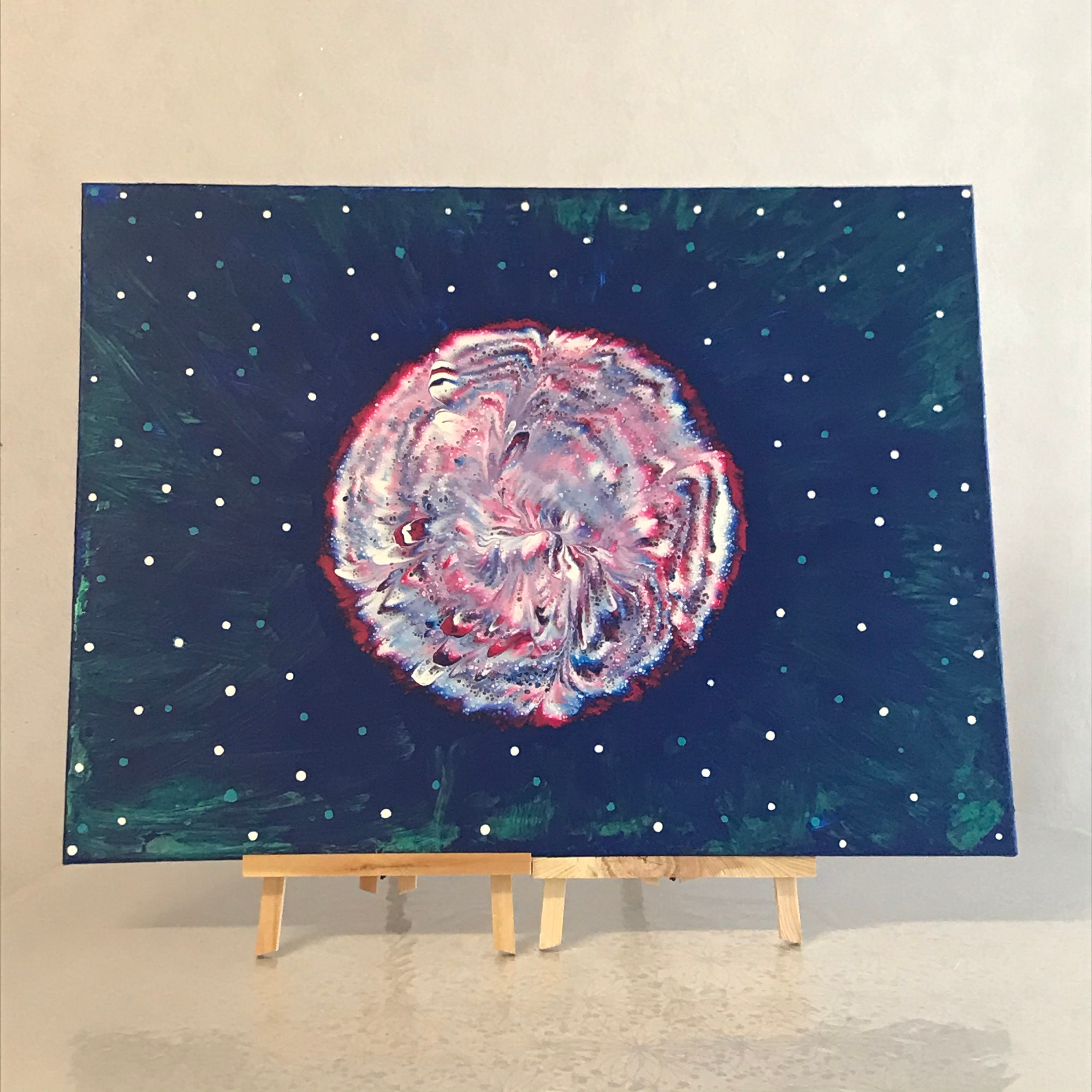 Tableau Peinture Acrylique Décoration Original