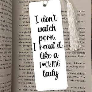 I Don't Watch Porn, I Read It Bookmark, Gift for Readers, Book ...