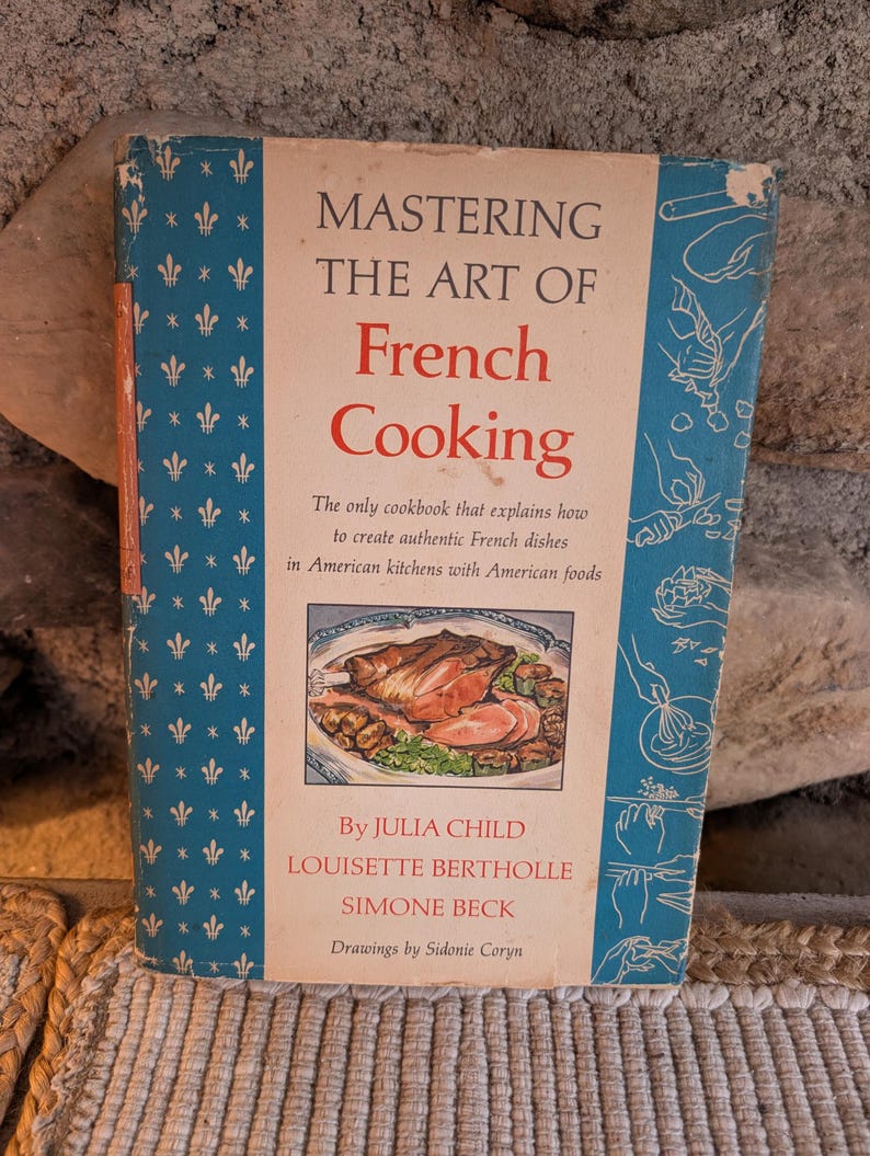 vintage-julia-child-cookbook-mastering-the-art-of-french-cooking