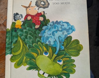Vintage Moe Q McGlutch Children's Book by Ellen Raskin, 1973 Illustrated Storybook