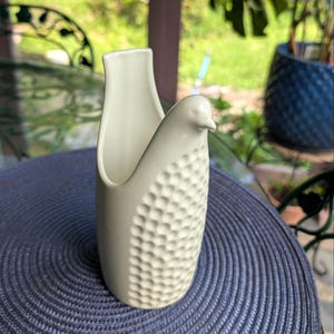Vintage Mikasa “Cock-a-Doodle” Bird Figure – Cream Glaze – DH400 Japan – Mid-Century Modern Ceramic