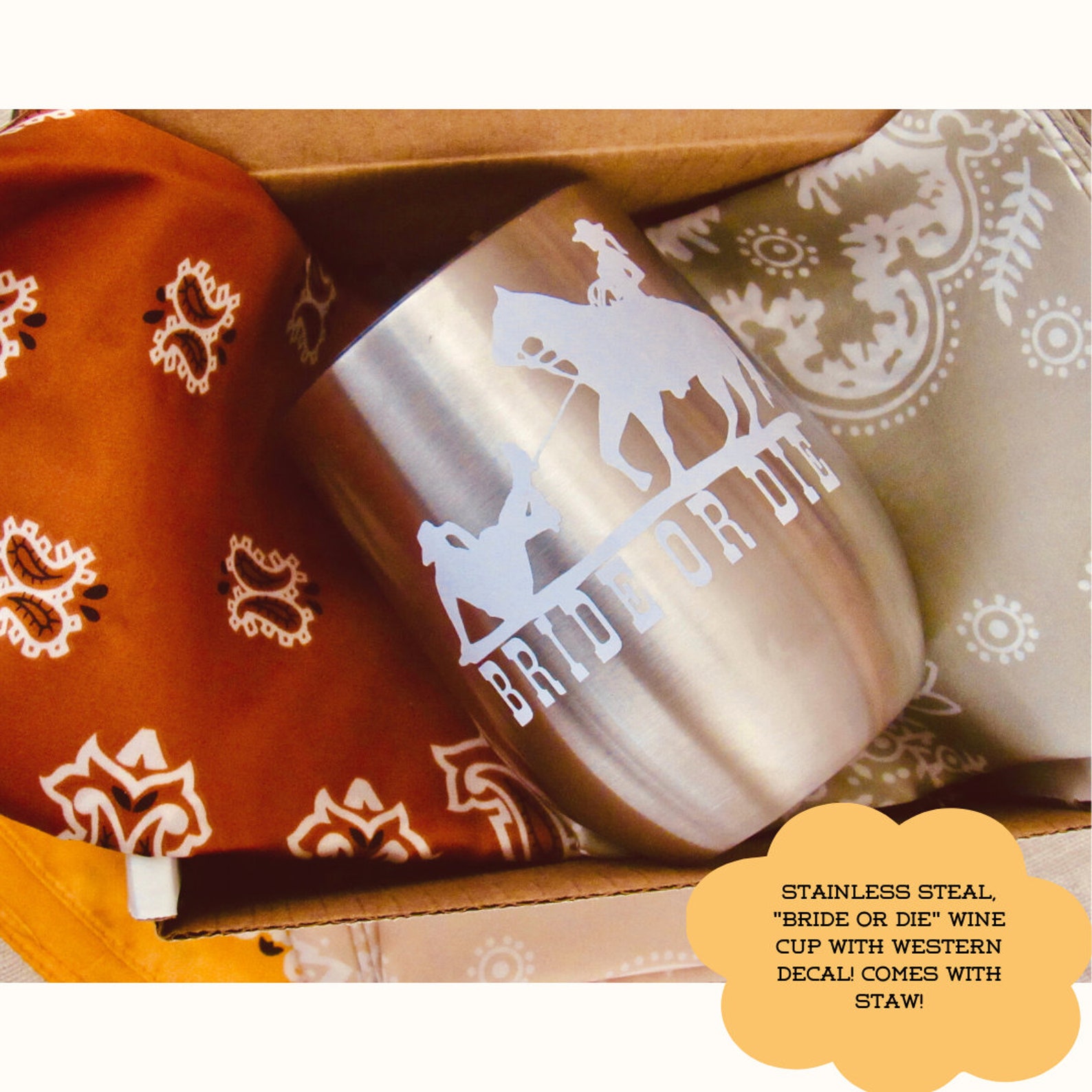 Western Bride Box Engagement Gift Western Bride Gift Etsy