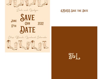 Boot Sscootin' Save the Date