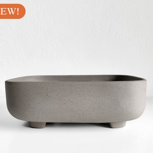 Ceramic Bonsai Pot 7″ (optional Tray)