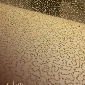 Twinkling Glass Beaded Rhinestone Tulle Mesh Fabric