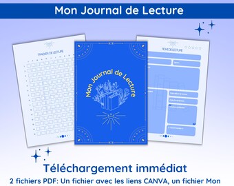 Mi diario de lectura digital: rastreador de lectura, rastreador de libros, diario, biblioteca digital en PDF y Goodnotes