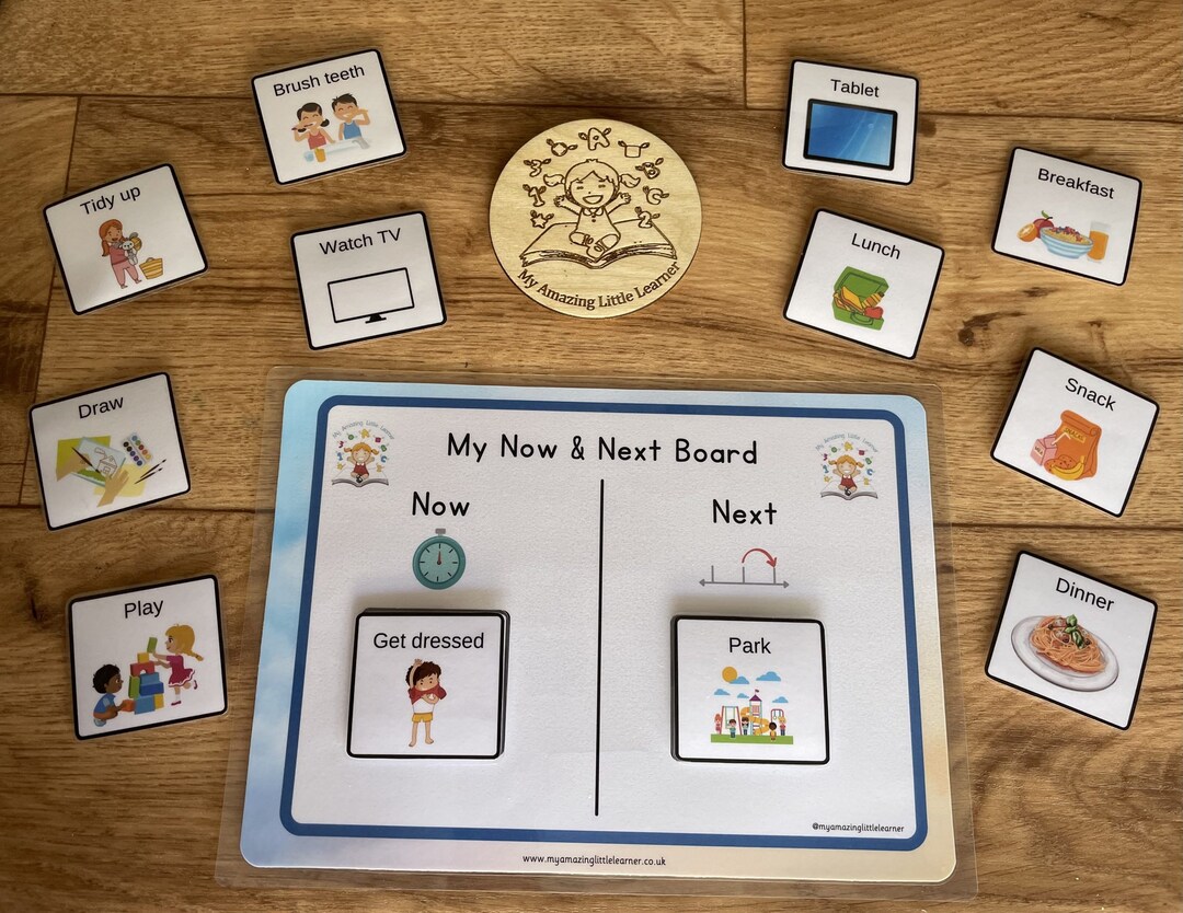 Now and Next Velcro Activity Mat Etsy