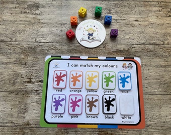 Colours Velcro Activity Mat