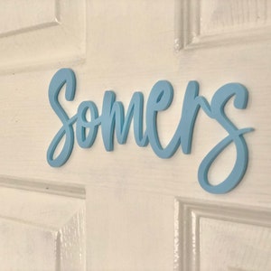 Personalised Bedroom Door Name | Acrylic | Pastel | Wall | Sign | Plaque | Nursery | Gift | Room | Name | Plaque | Colour | Custom