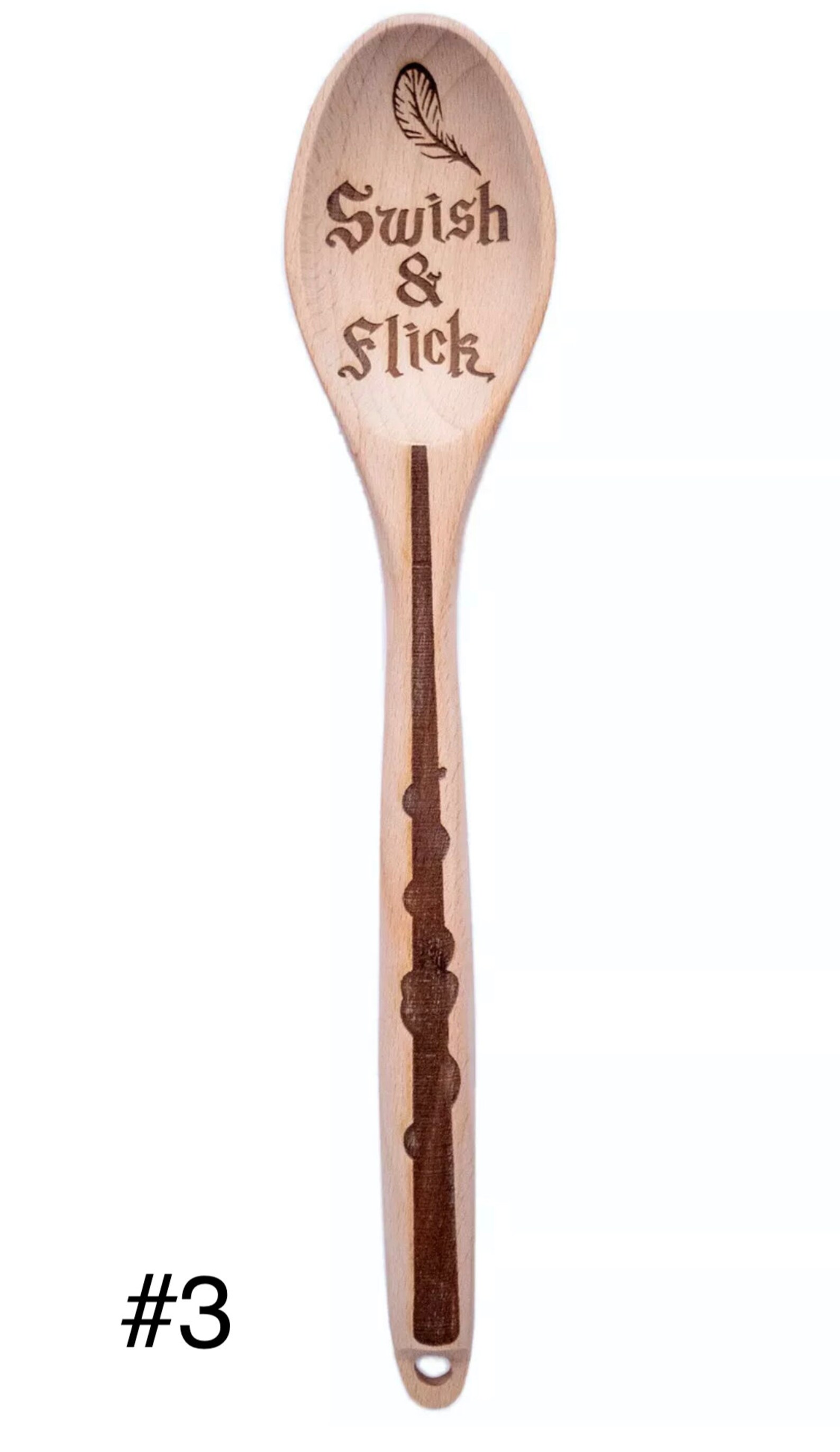 Harry Potter Inspired Wooden Spoon Gift Ideas Engraved Etsy