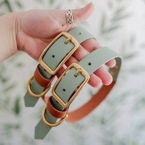 Better than Leather | Two-Tone | Biothane Dog Collar | Handmade | Waterproof