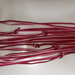 Multitoned Pink Shoelaces, 50 Inches Long, Great for Making Shoelace Patterns