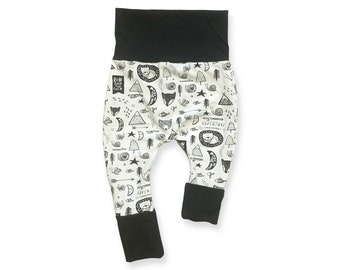 Baby Pants || Grow With Me Pants || Baby Grow With Me Pants || Wilderness