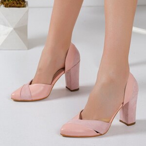 Pink Peach Heels Etsy New Zealand