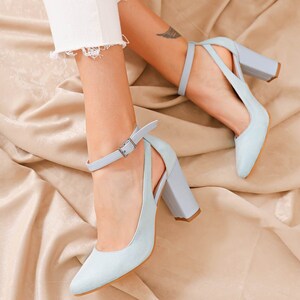 Cute Blue Shoes Etsy New Zealand