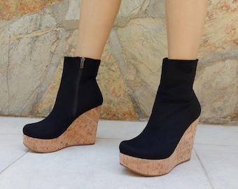 black winter wedges