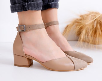 low block heel mary jane shoes