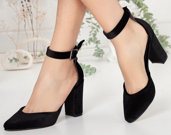 black block high heels
