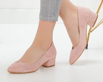 dusty rose pumps