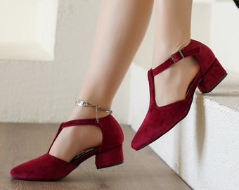 red low heels
