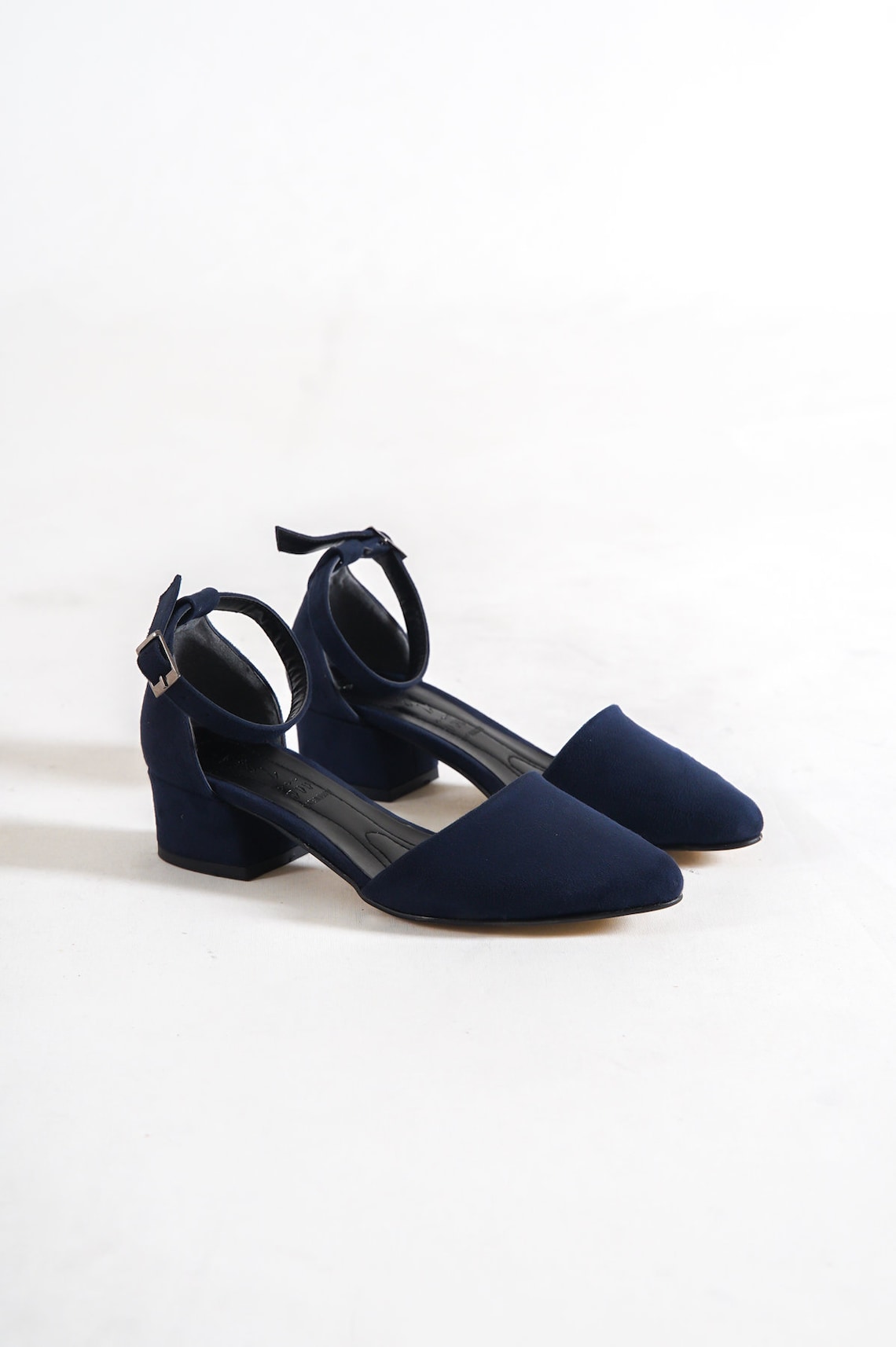 navy blue suede shoes women's