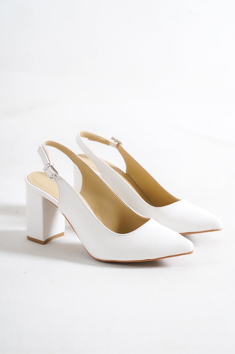 white bridal heels designer