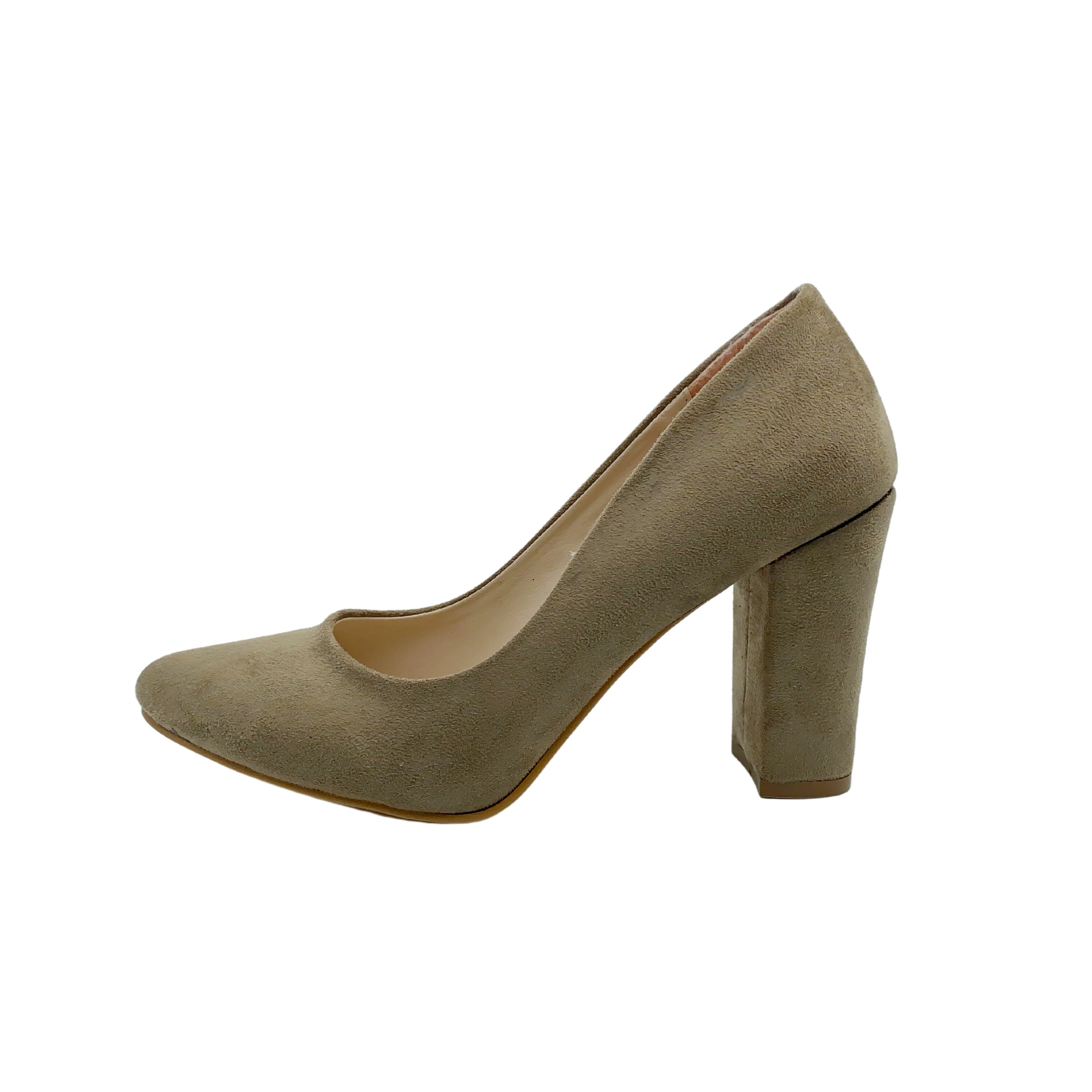 TAUPE SUEDE HEELS Mink Wedding Shoes 