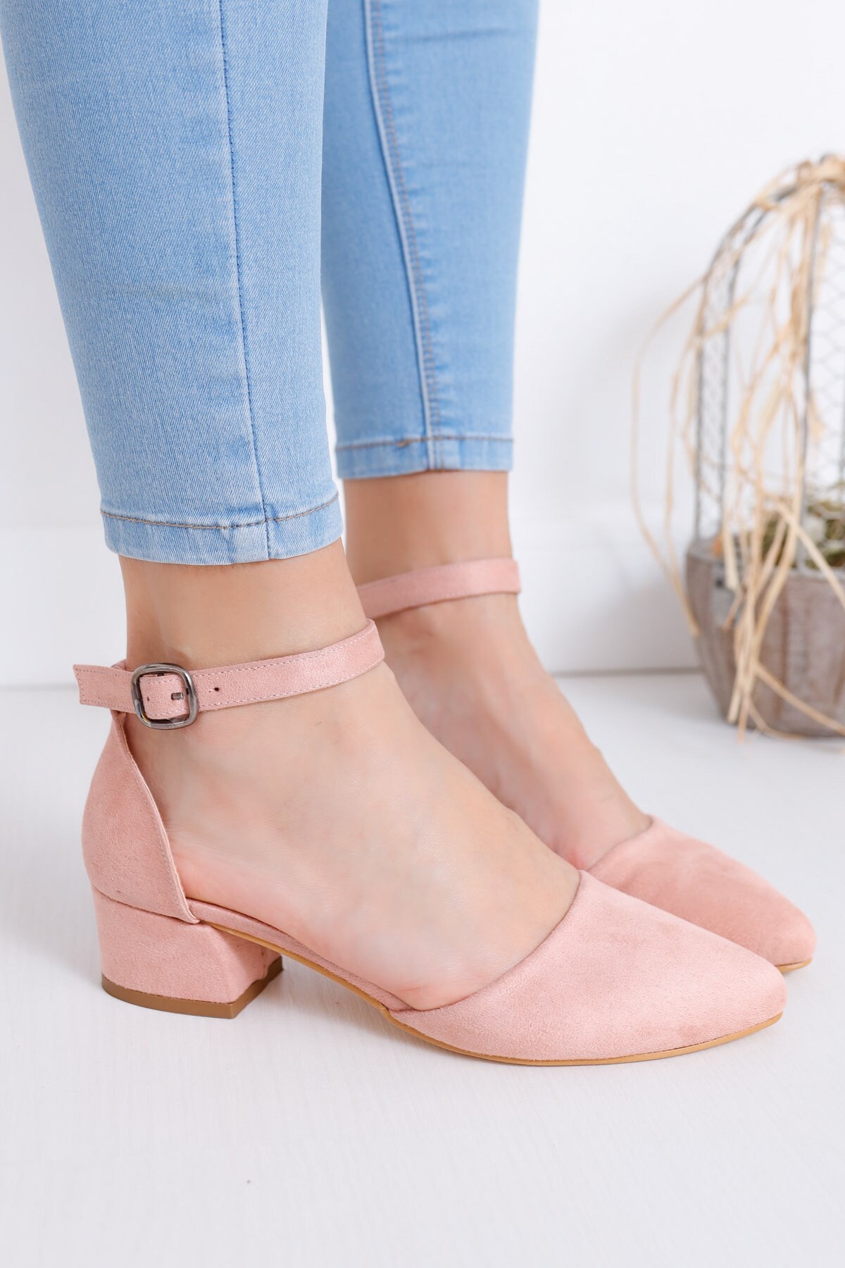 ROZE SUÈDE SCHOENEN Lage Hakken Poeder Roze Lage Hak Pumps - Etsy Nederland