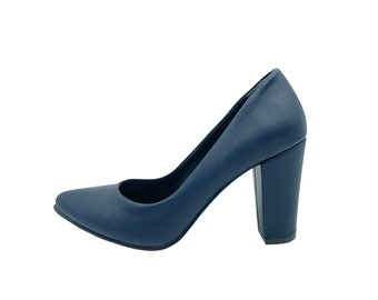 Blue Wedding Shoes Aesthetic Block 