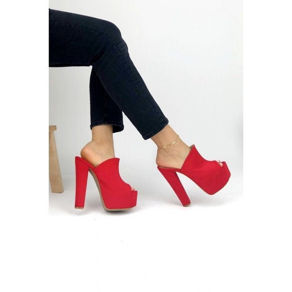 peep toe platform