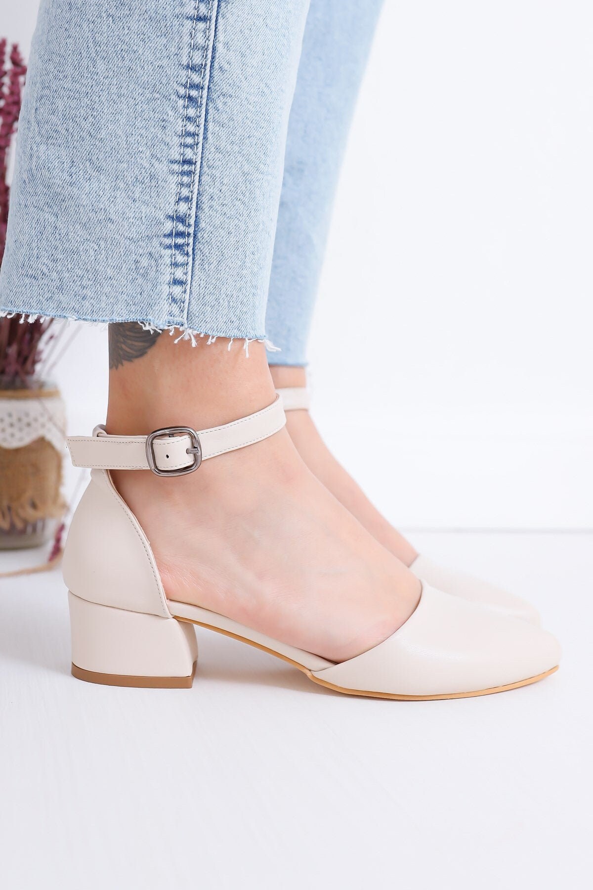 BEIGE LOW HEELS Hippie Heels Shoes Beige Low Heel Shoes - Etsy