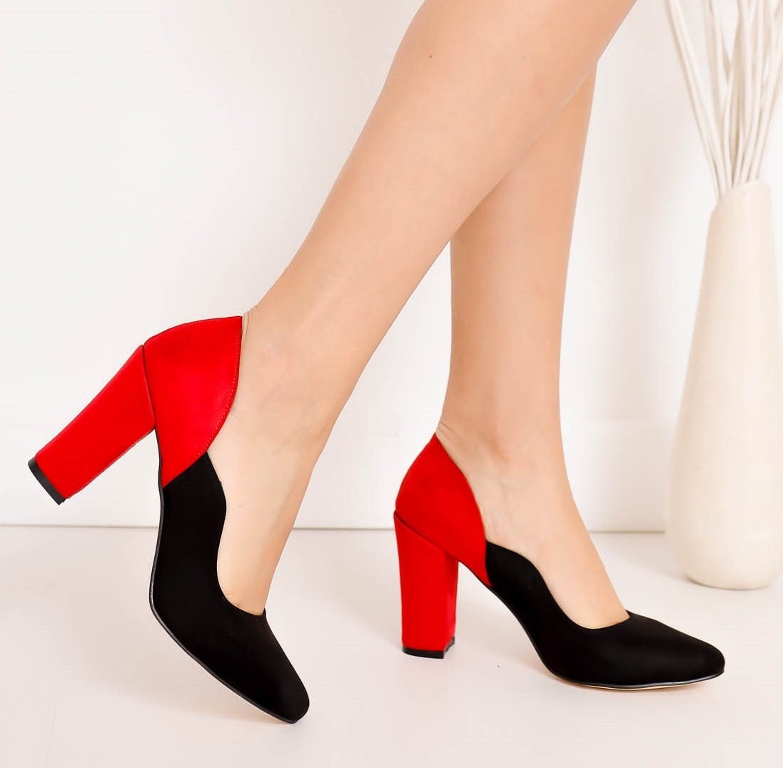 Red Formal Court Shoes 087112 – Heels Shoes