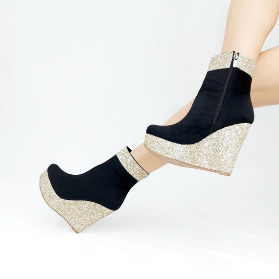 Cute Black Shoes - Strappy Sandals - Wedge Sandals - $41.00 - Lulus