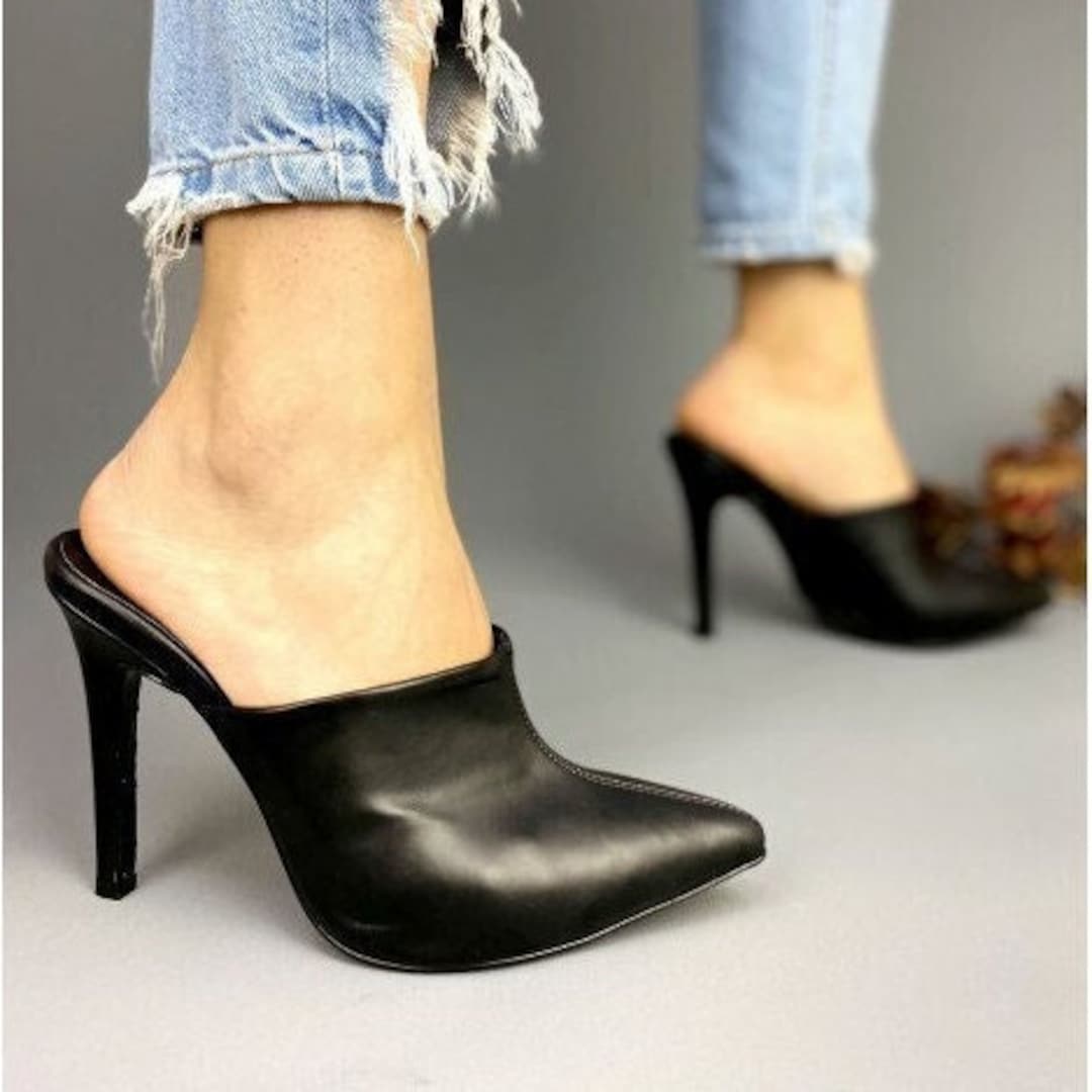 Mens Sexy High Heels Black Peep Toe Wedge Heel Sexy Shoes Plus Size Shoes -  Milanoo.com