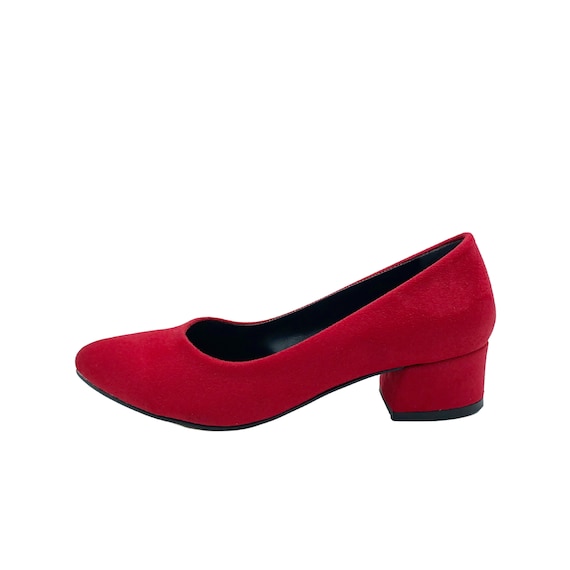 ZAPATOS BAJOS ROJOS Zapatos rojos de Lolita Zapatos de cuero - México