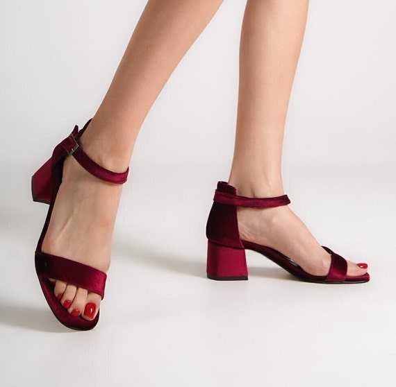 Susi Studios burgundy heels hey simone size 8.5 | eBay