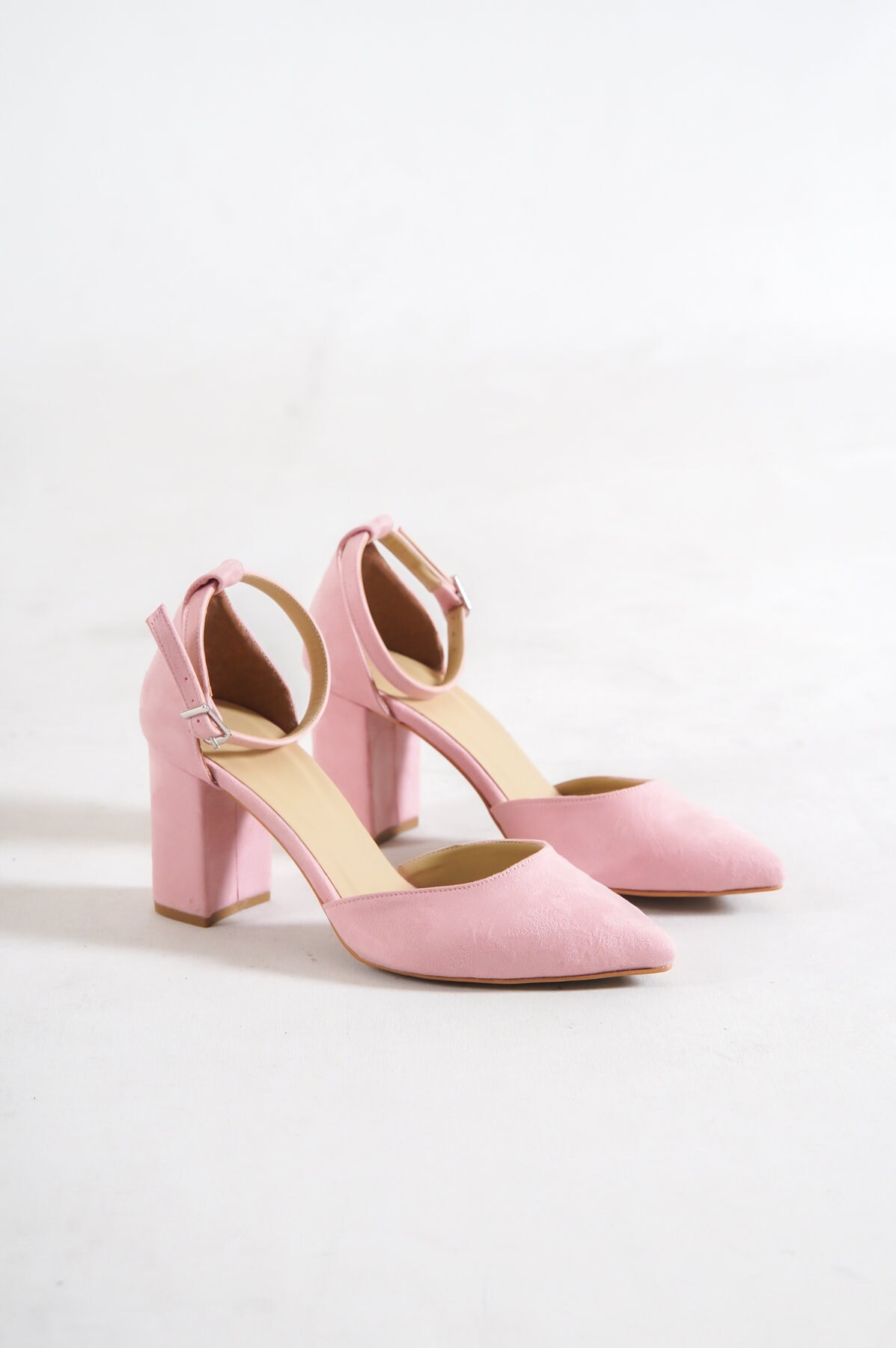 Raid wide fit katy blush cheap heeled shoes