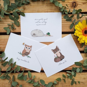 Jeu de cartes postales Salutations 2