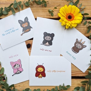 Insieme della cartolina Baby Pets