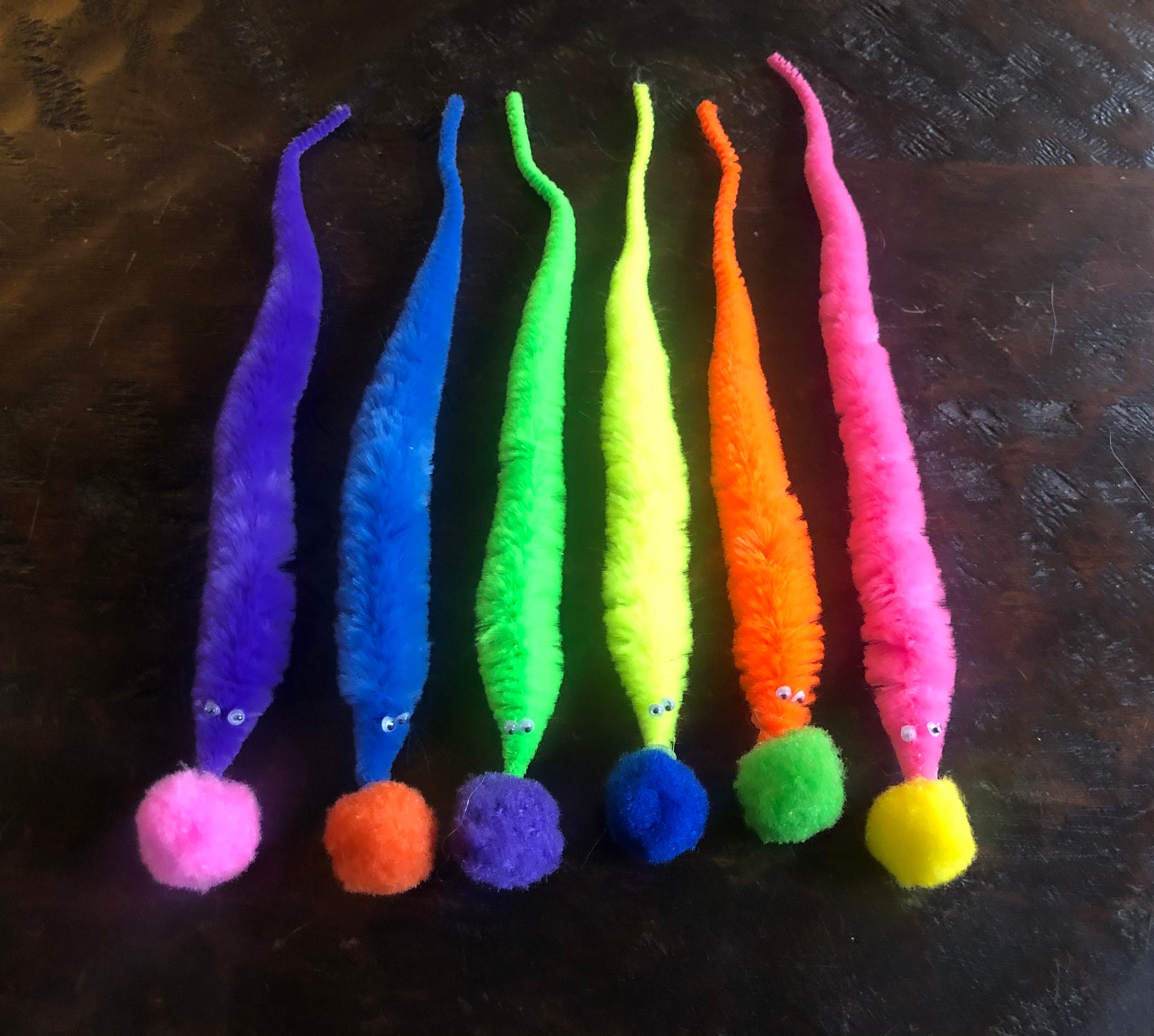 worm cat toy