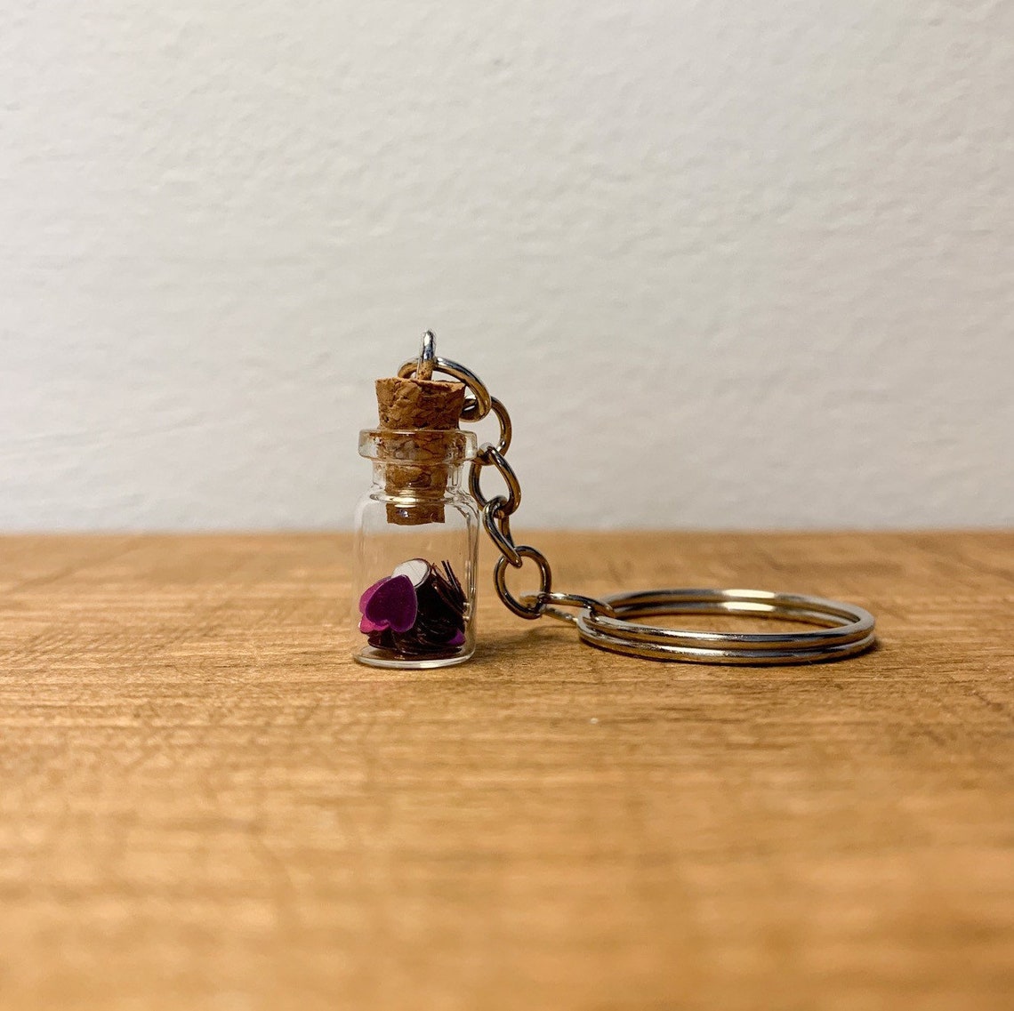 Miniature jar keyring keychain little gift jar of love Etsy