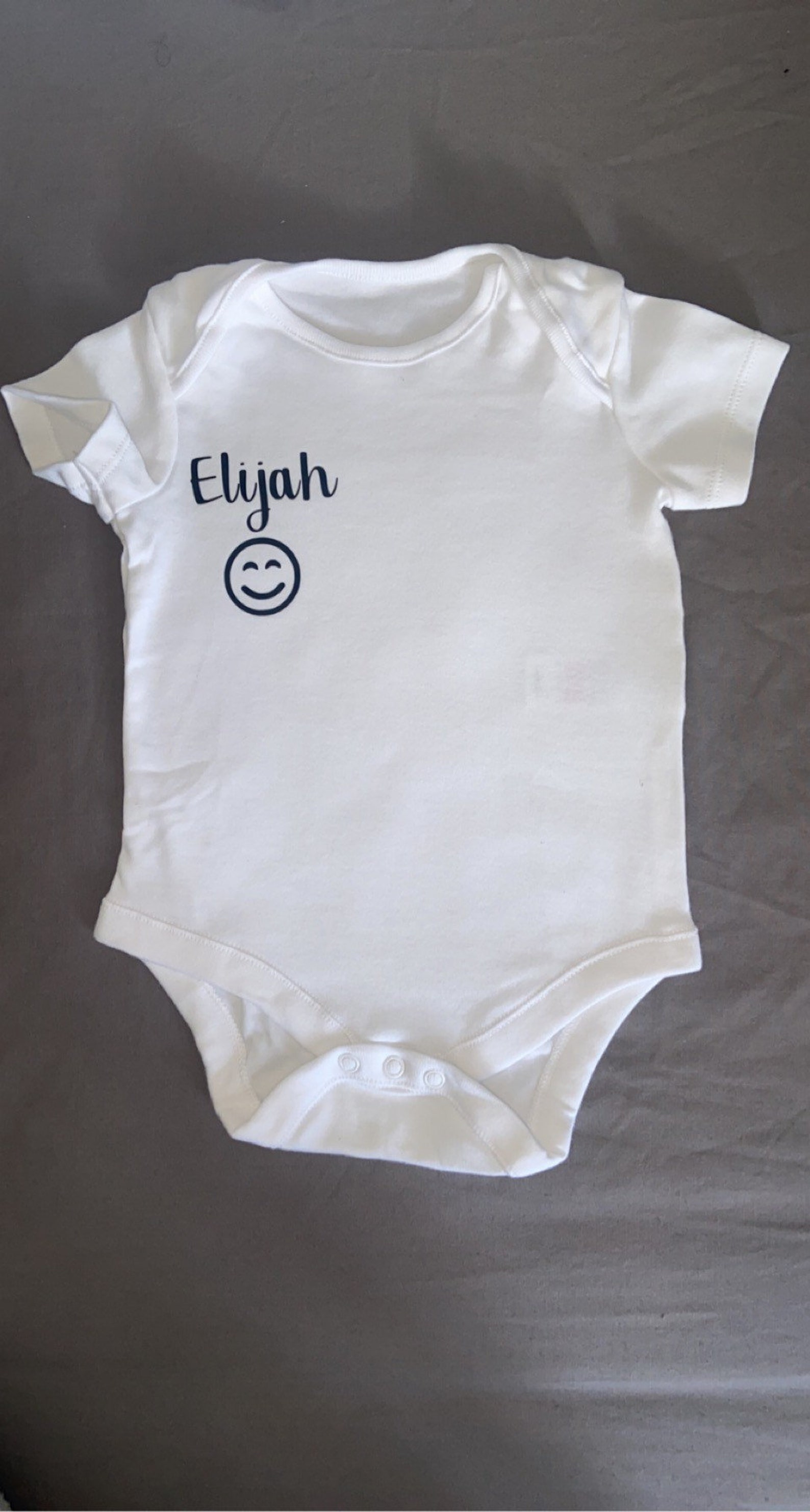 Personalised Baby Vest Babygrow Unisex Boy Girl Gift Etsy