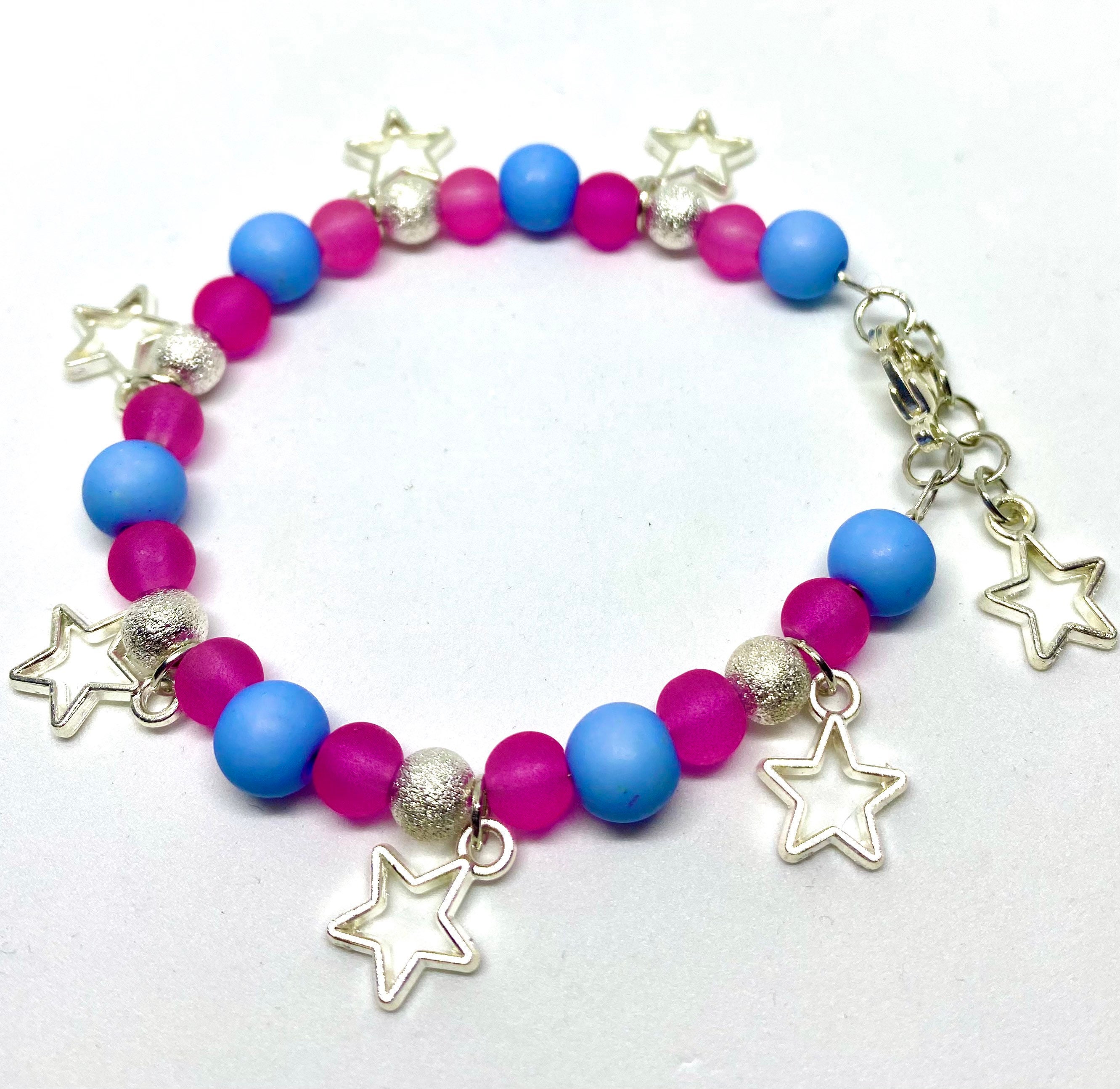 Star charm bracelet with clasp Etsy