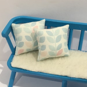 Lundby scale cushions (PAIR) 16th scale - great for Lundby doll house