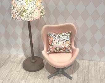 Egg chair 16th scale or 12th scale options miniature MCM