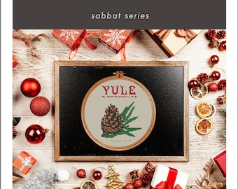 Yule Cross Stitch Pattern - Sabbat Series