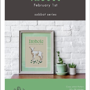 Imbolc Cross Stitch Pattern - Sabbat Series